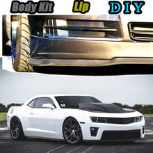 Car Bumper Lip Front Spoiler Skirt Deflector For Chevrolet Camaro Tune Car Modified Body Kit VIP Hella Flush Lips 2024 - buy cheap