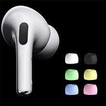 Silicone macio antiderrapante tampões de ouvido para airpods pro fones de ouvido acessórios confortável fone de ouvido dicas cobrir botões de ouvido para airpods 3 2024 - compre barato