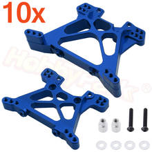 10Sets Aluminum Metal Front & Rear Shock Tower Set Replace 6838 6839 for Traxxas 1/10 Slash 4x4 4WD RC Car Upgrade Parts 2024 - buy cheap