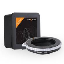 K & F Concept-anillo adaptador de lente C/G-FX, adaptador para lente Contax G, Fujifilm x-mount, sistema de bayoneta, cámara 2024 - compra barato