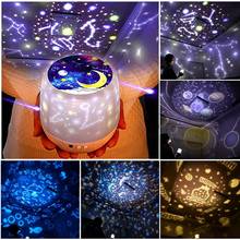 VKTECH Galaxy Projector Starry Sky Projection Lamp Battery Operated Rotating Bedside Night Light Star Projector Creative Gifts 2024 - buy cheap