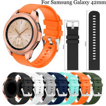 20mm silicone watchbands for Samsung galaxy watch 42mm smart sport strap for Samsung Galaxy Watch Active 2 40mm 44mm watch strap 2024 - buy cheap