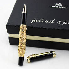 JINHAO dragon pen Luxury gold Chinese Emperor Style Dragon Play Roller Ball Pen  best designer ballpoint gold pen 2024 - buy cheap