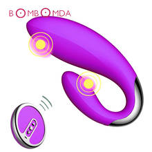 U Shape Couple Vibrator Sex Toys For Adults Wireless Remote Control G Spot Clitoris Massager Vagina Masturbator Female Vibrators 2024 - buy cheap