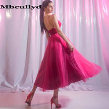 Mbcullyd-vestido De fiesta De tul para mujer, Vestido largo De fiesta, con escote en V, De talla grande, 2020 2024 - compra barato
