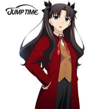 JumpTime 13cm x 7.8cm Car-Styling Vehicle Anime Fate stay night Tohsaka Rin Creative Car Stickers Waterproof Accessories 2024 - buy cheap