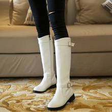 BLXQPYT Fashion Super Size 33-50 Autumn Winter warm Knee Boots Women Zip Thigh High Woman Shoes Long Bota Zapatos De Mujer H8-15 2024 - buy cheap