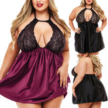 Big size sexy lace lingerie hot erotic underwear baby doll sex dress clothes lingerie porno nightdress sleepwear plus size.5xl 2024 - buy cheap