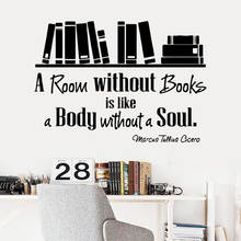 Hot Sale book soul Wall Sticker Home Decoration Accessories Pvc Wall Decals wall stickers home decor living room naklejki 2024 - buy cheap