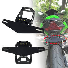 Suporte para placa de moto kawasaki ninja, 400, 250, z400, z650, z900, z900rs, para ninja400, ninja650, ninja250 2024 - compre barato