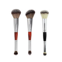 1PC Double-side Concealer Powder Blush Soft Highlighter Makeup Brush Foundation Brushes Eye shadow Brushes Beauty Cosmetic Tools 2024 - buy cheap