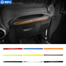 MOPAI-pegatinas de molduras para manillar de puerta Interior de coche, accesorios de decoración de ABS para Jeep Wrangler JK 2011 2024 - compra barato