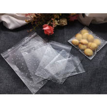 Polka Dot Transparent Cellophane Bags Flower Snowflake Candy Cookie Gift Bag with DIY Self Adhesive Pouch Wedding Birthday Party 2024 - купить недорого