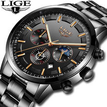 Relojes 2019 Watch Men LIGE Fashion Sport Quartz Clock Mens Watches Top Brand Luxury Business Waterproof Watch Relogio Masculino 2024 - buy cheap