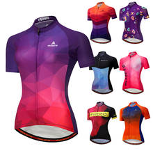 MILOTO-Camiseta de ciclismo de verano para mujer, camiseta de bicicleta de carretera, Jersey de bicicleta de montaña, Ropa deportiva para exteriores, 2021 2024 - compra barato
