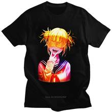 Kawaii Meu Herói Academia Homens Da Camisa de T O-pescoço Manga Curta Himiko Toga Sugoi Anime Manga Casuais T-shirt de Algodão Top Tee Harajuku 2024 - compre barato