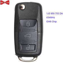 KEYECU for Volkswagen Golf Passat Bora Beetle Polo for Seat Leon Toledo Ibiza for Skoda Octavia Remote Key Fob 1J0 959 753 DA 2024 - buy cheap