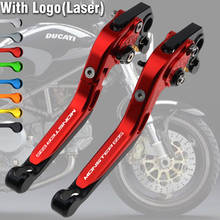 Alavancas de freio e embreagem dobráveis para motocicletas, novas coleções, para ducati monster 695, monster695, 2007 a 2008 2024 - compre barato