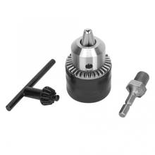 Portabrocas tipo Llave, 1/2-20UNF, 1,5-13mm, con vástago hexagonal de 1/4 pulgadas, adaptador de barra de conexión, destornillador eléctrico, Portabrocas de conversión 2024 - compra barato