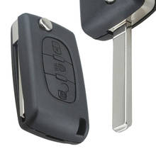 Carcasa del mando a distancia para llave de entrada de 3 botones, funda de repuesto para Citroen Peugeot C2 C3 C4 C5 C6 C8 SG Xsara Picasso CE0523 2008-2018 2024 - compra barato