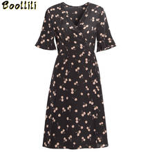 Женское платье из 100% натурального шелка Boollili, винтажное летнее праздничное платье высокого качества, женская одежда, Vestidos 2024 - купить недорого