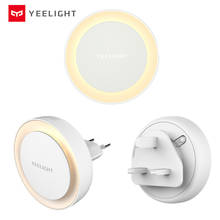 Умный ночник Yeelight, светодиодный индукционный Ночной светильник с фоточувствительным датчиком, для спальни, коридора, ночник Xiaomi 2024 - купить недорого