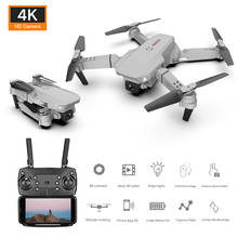 Dron teledirigido 4K con cámara HD, cuadricóptero profesional con Wifi, FPV, E88, plegable, altura fija, para selfis, juguetes para niños 2024 - compra barato