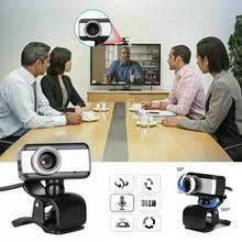 HD Computer Webcam USB Web Camera With Microphone Webcams Built-In Sound-absorbing Microphone  Dynamic Resolution 2024 - buy cheap