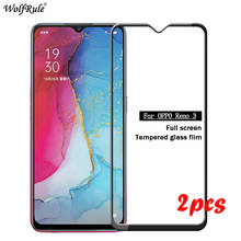 2 pçs vidro temperado para oppo reno 3 vidro hd cobertura completa cola protetor de tela para oppo reno 3 vidro protetor de proteção reno 3 reno3 5g 2024 - compre barato