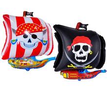 Pirate Theme Party Digital Aluminum Foil Balloon Boy Birthday Party Decoration Baby Shower Supplies Children Toy Helium Balloons 2024 - buy cheap