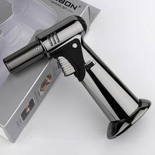 Windproof Stainless Steel Butane Turbo Torch Lighter Spray Gun Outdoor BBQ Cigarette Cigar Lighter Gas Inflatable Lighter 1300C 2024 - buy cheap