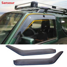 Sansour toldos abrigos capa para suzuki jimny 2007-2017 resina tempo do carro shields pára-brisa viseiras da janela acessórios do carro 2024 - compre barato