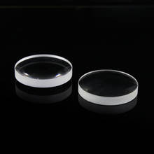 Quartz material, pure white glass high-precision focusing condenser plano-convex lens diameter 12.7mm 2024 - buy cheap