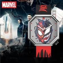 Disney оригинальные Marvel Мстители Venom античные мужские 50 м водонепроницаемые часы Мужские кварцевые наручные часы Relogio Masculino 2020 2024 - купить недорого