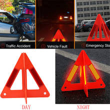 2Pcs Car Warning Triangles Emergency Traffic Signaling Reflective Safety Stop Sign Crossing Detachable Folding 2024 - buy cheap