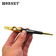 HORNET Brass Luxury Metal Smoking Pipe 155 MM with Brass Smoking Bowl Pipe Double Color Tobacco Pipe Pocket Size Nice Design 2024 - buy cheap