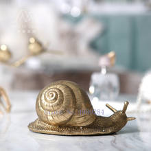 Nordic Creative modern snails Simulated animal Decorative ornaments Gold Desktop home Decorative ornaments Decoration 2024 - buy cheap