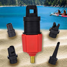 Adaptador de bomba de aire, paleta inflable de goma para barco, Kayak, válvula de aire, compresor de neumático, convertidor, 4 boquillas 2024 - compra barato