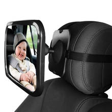 Espejo retrovisor Ancho ajustable para asiento de bebé, Monitor de espejo de seguridad para coche, reposacabezas, alta calidad 2024 - compra barato