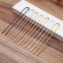 5pcs 130x2mm silver plated Hairpins Hair Comb Gold/Antique Bronze Plated Fashion Hairwear DIY Accessories Findings 2024 - buy cheap