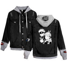 Джинсовая куртка для мальчиков и девочек, с длинным рукавом, с карманами 2024 - купить недорого