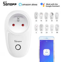 Sonoff S26 Basic WiFi Wireless Smart Socket AU/CN/EU/UK/US Plug Power Sockets Smart Home Switch Work With Alexa Google Assistant 2024 - buy cheap