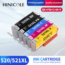 HINICOLE-cartucho de tinta PGI-520 PGI520 CRI 521 para impresora Canon PIXMA, iP3600, ip4600, ip4700, MP540, MP550, MP560, MP620, MP630, MP640 2024 - compra barato