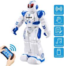 Робот-игрушки для мальчиков, игрушки RC, робот-Интеллектуальные Программируемые роботы с инфракрасным контроллером, интерактивное пение, умная Робототехника 2024 - купить недорого