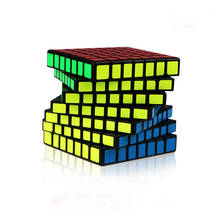 XMD Mofangge Qiyi QiXing 7x7x7 Cube 7cm Qixing S stickerless 7x7 Magic Puzzle MoFangGe Professional Educational Toys for kids 2024 - buy cheap