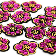 10Pcs/lot Handmade Flowers Sequin Patches for Clothing Sewing Applique Stickers for Clothing Sequin for CLothes Mantilla Diy 2024 - buy cheap