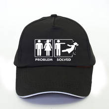New Summer Style Problem Solved Trucker cap Men Funny Cool Kick Wife baseball Cap outdoor adjustable Dad hat gorras 2024 - buy cheap