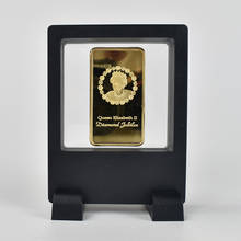 Горячая Queen Елизаветы II Золотые прутки с указанием чехол коллекция армейские эполеты для монет 2024 - купить недорого