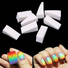 Esponjas de belleza para uñas, 8 Uds., acrílica para manicura, Gel, cuidado de uñas, herramienta UV DIY 2024 - compra barato