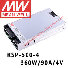 Mean Well-fuente de alimentación meanwell, 4VDC/90A/360W, salida única con función PFC, tienda en línea, RSP-500-4 2024 - compra barato